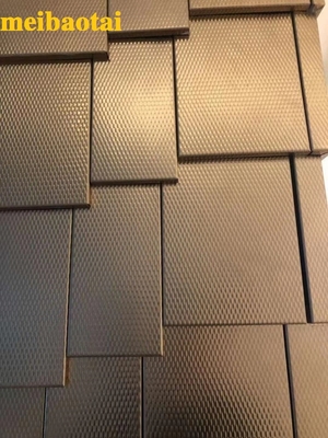 SS201 304  5WL 6WL Embossed Stainless Steel Sheet SS Decorative Plate For Wall