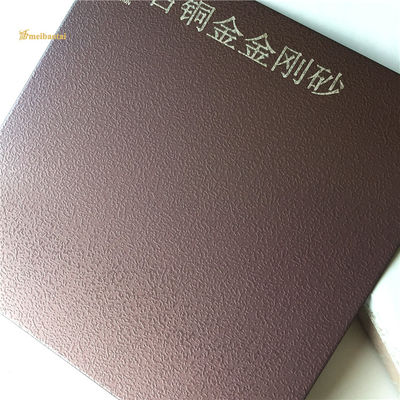 Goede prijs DIN-Brons zandstraalde de Decoratieve Vlakke Vorm van het Roestvrij staalblad online