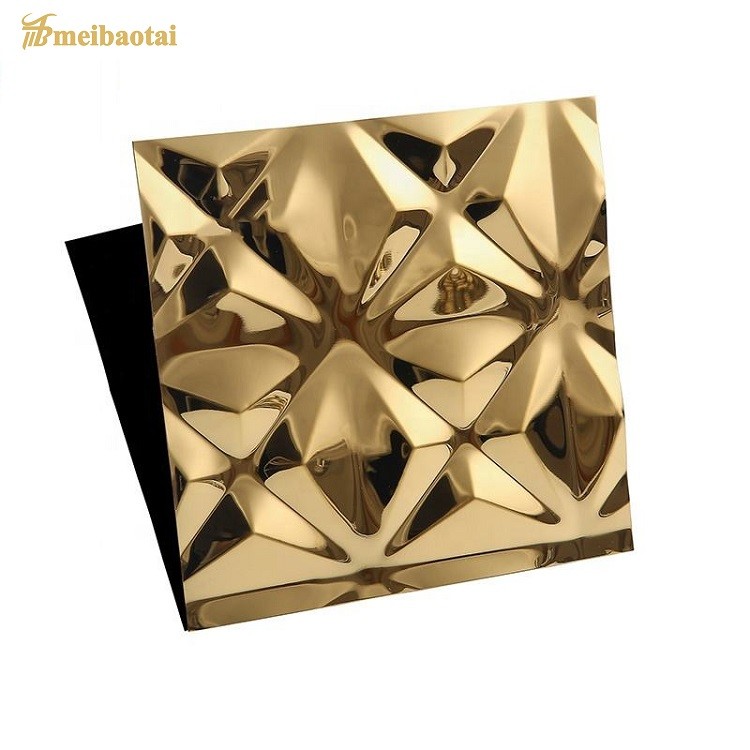Roestvrij staal geïmprimeerd plaat met een sterk decoratief en mode-effect voor wand- en plafonddecoratie
