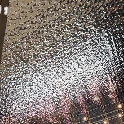 Goede prijs 1219x2438mm Zilveren Spiegel Watergolf Roestvrij Staal Plaat Platte Vorm voor Decoratieve Plafond en Muur online
