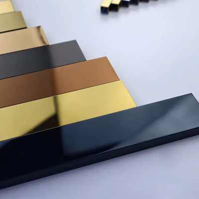 Goede prijs Spiegel haarlijn roestvrij staal tegel hoek decoratie China Factory online