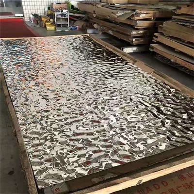 Warm verkopen Zilveren spiegel Water Ripple Plaat Decoratie Plafond,KTV, kast