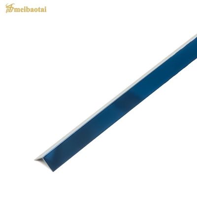PVD Kleurcoating Roestvrij Staal L-vormige Tegelprofiel 2438mm Lengte Anti-vingerafdruk Hoekprofiel