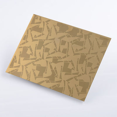 Goede prijs Op maat gemaakte etseringspatronen en afmetingen beschikbaar voor geëtst roestvrijstalen plaat online