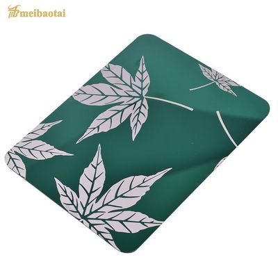 Goede prijs Groen Gouden Spiegel Geëtst Roestvrij staalblad 1219mm Breedte online