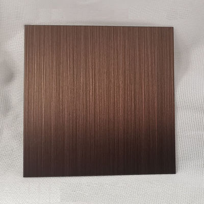 Goede prijs Anti Bronze 304 Grade Hairline roestvrij staal plaat met AFP afwerking voor architectonische decoratie online