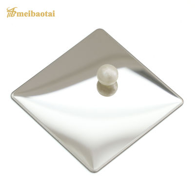 Goede prijs De spiegel beëindigt de Decoratieve Dikte van het Roestvrij staalblad 4x8 0.6mm online