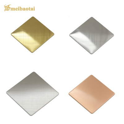 0.55mm Blad 1219x2438mm van het Dikte Hairline Roestvrije staal in Liftcomités