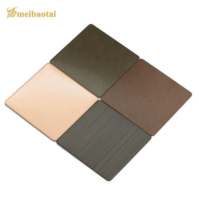 Goede prijs De antieke van het het Bladmetaal van het Koper Decoratieve Roestvrije staal Gezandstraalde Trilling online