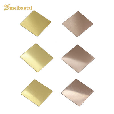 Goede prijs Van de het Roestvrije staalplaat van JIS de Norm Koudgewalste Gouden Hairline 4 Voeten online