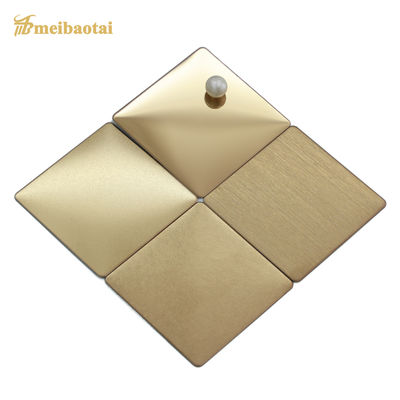 Gold Rose Green Duurzaam koudgewalst roestvrijstalen plaat 4 voet voor decoratieve toepassingen