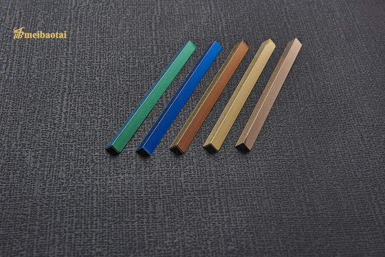 20 mm breedte PVD kleur coating anti-finger print roestvrijstalen tegel Trim L profiel voor wanddecoratie
