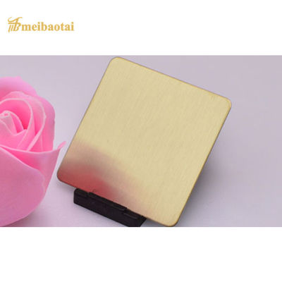 Goede prijs Vier Voet Decoratief Roestvrij staalblad Geborstelde PVD 201 Vlakke Staalplaat online