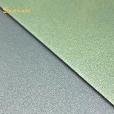 Zilveren Groen Kleur Gezandstraald Roestvrij staalblad ss304 201 1219x2438mm
