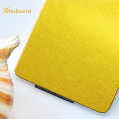 Goede prijs Aisi201 Zilveren Zwart Gouden Roestvrij staalblad 4*8ft Vlakke Vorm online