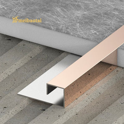 Goede prijs Rose Gold Green Black Mirror-Versiering 0.65mm van de Roestvrij staaltegel t-Profiel online