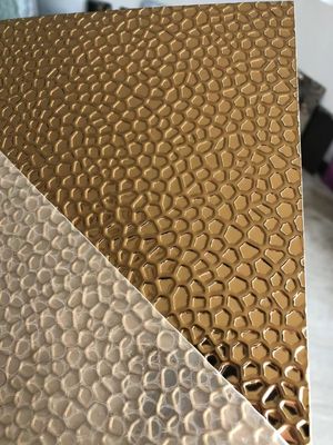 Honingraat Goud Zilver Spiegel 304 Roestvrij Staal Plaat voor Decoratieve Muur en Plafond