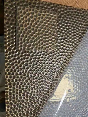 Goede prijs 201 304 Muurversiering Stamped Honeycomb roestvrij staalplaten online