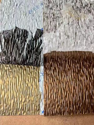 Goede prijs Blauwgoud Gemengd Kleur Diamant Patroon Decoratieve Plaat 4x8 Voeten Voor Teller online