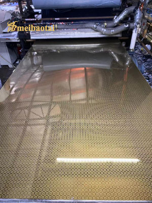 Goede prijs Goud spiegel etsen roestvrij staal plaat koudgewalst SS plaat online