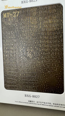 Goede prijs 3D wandimitatie Antiek koper decoratie roestvrij staal platen online