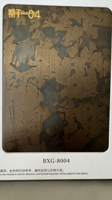 Goede prijs 3D-muurdecoratie Imitatie antieke koperen roestvrij staalplaten online