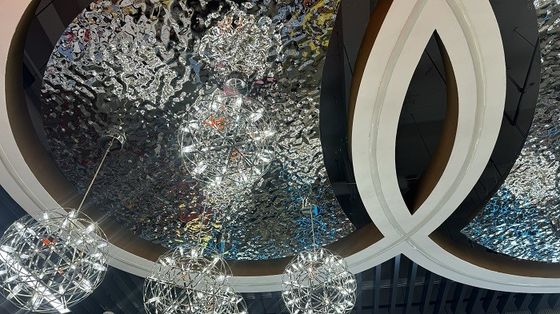 Goede prijs Spiegel Water Ripple Roestvrij staal Plaat Decoratie Plafond Hotelkamer online