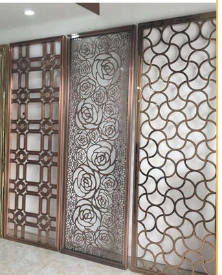 Goede prijs Aanpasbare ruimtedeelt van roestvrij staal met elegant lasersnijden online