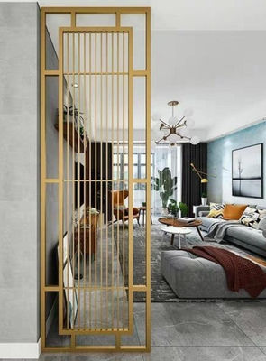 Goede prijs Gepersonaliseerde ontwerp van roestvrij staal kamerverdeler voor achtergrond muur en plafond decoratie online