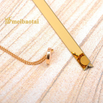 Goede prijs 3048mm Tegelafwerking met roestvrijstalen effect 304 Roestvrijstalen tegelstrip online