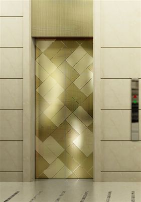 Goede prijs Goud spiegel gegraveerd 304 roestvrij staal plaat 1219x2438mm met 70 micron PVC voor lift toepassingen online