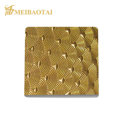 Goede prijs Goud Spiegel Afwerking 304 roestvrij staal Stamped Plaat 1000x2000mm ASTM Standard Decorative PVD Coated online