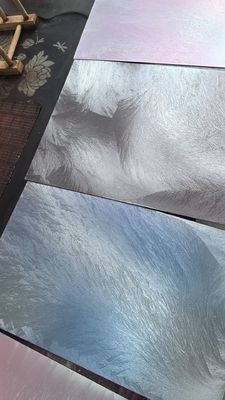 Goede prijs Modieuze Kleur Borstelpatroon Roestvrijstalen Plaat Decoratie Studio online