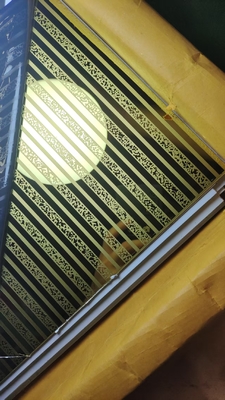 Geëtste roestvrijstalen plaat voor decoratie en architectuur met aangepaste dikte