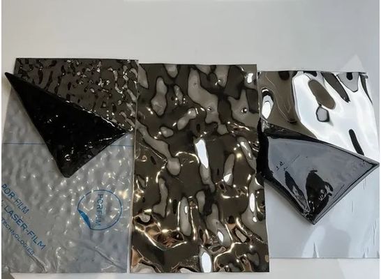 Goede prijs Grote Waterrimpels Patroon Waterrimpeling Roestvrijstalen Plaat voor Interieurontwerp online