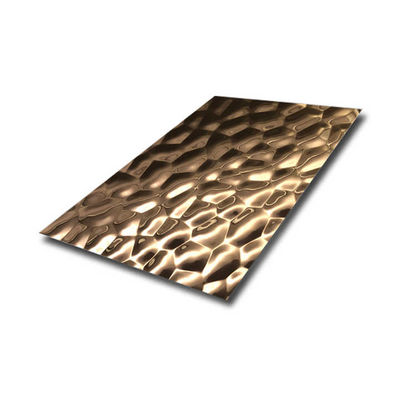 Goede prijs Convex Hammer Textured 304 201 Edelstaal Gedrukt Plaat met 0,85 mm Dikte voor Decoratieve Wand en Plafond online