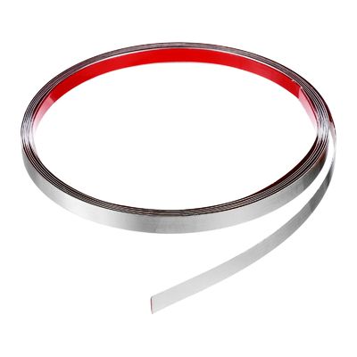 Goede prijs Zilveren Spiegel Haarlijn Metaal Roestvrijstalen Zelfklevende Rol Platte Tape online