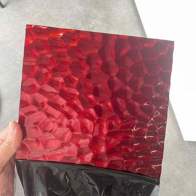 Goede prijs Honingraat Design China Rood Spiegel Gebosseleerd Roestvrij Staal Plaat met 0.85mm Dikte voor Decoratief Gebruik online