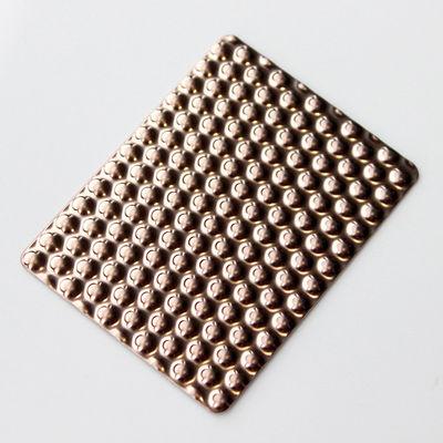 Goede prijs Roségoud gestempelde roestvrijstalen plaat decoratieve plaat online