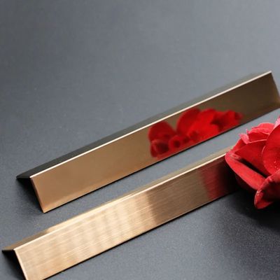 Goede prijs Grade 304 Stainless Steel Strip L Profile Sustainable L Tile Trim online