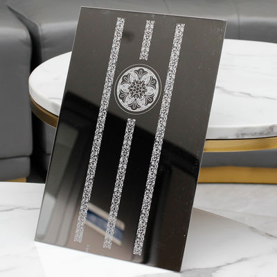 Goede prijs Super Mirror Finish 304 Graad gegraveerd roestvrij staal plaat in 1219x3048mm Grootte voor decoratieve toepassingen online