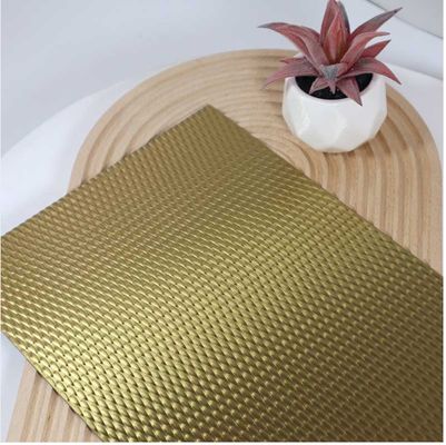 5WL 6WL  Gold Color Stainless Steel Stamp Sheet Decoration Wall