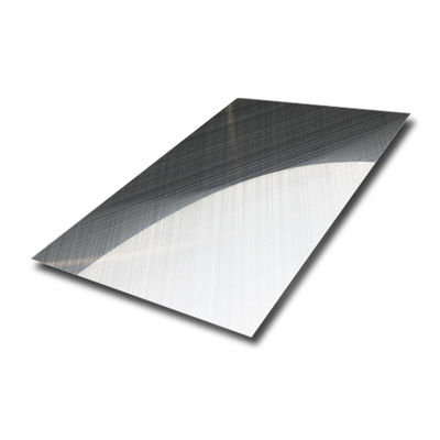Goede prijs Kruisgeborsteld 304 Grade haarlijn roestvrij staal plaat 1219x2438mm Plaat voor architectonische decoratie online