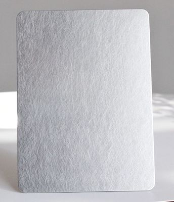 Goede prijs warm verkopen 201 zilveren kleur roestvrij staal trillingsplaat decoratie plaat online