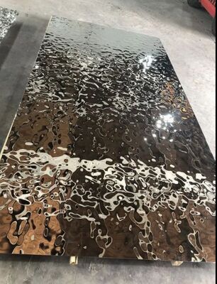 Luxe spiegel watergolf roestvrij staal platen voor ontwerper plafonds