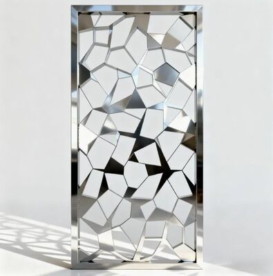 Spiegel Finish Laser Cut roestvrij staal Decorative Screen Partition