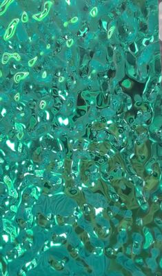 304 roestvrij staal watergolfplaat met PVD blauw gecoate spiegeloppervlak voor decoratief gebruik