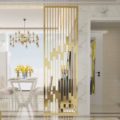 Goede prijs Luxe Gouden Roestvrij Stalen Kamerverdeler - Elegant Metalen Privacyscherm online