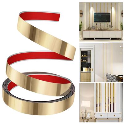 Goede prijs Luxe roestvrij staal decoratieve platte bar trim voor meubels en muur online