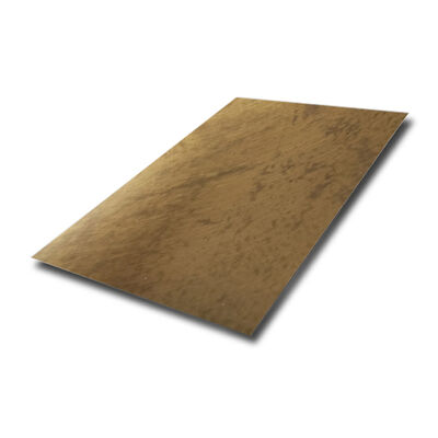 Goede prijs Antiek Messing Metal Plaat Vier voet kruis geborstelde Bronzen Kleur Gecoate Decoratieve roestvrij staal Plaat online